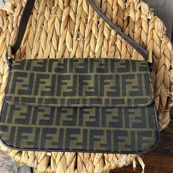 Black and Brown Shoulder Bag Great Condition - Picture 3 of 11